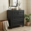 Commode haute 4 tiroirs avec poignées pour la chambre à coucher et le salon-1510469935