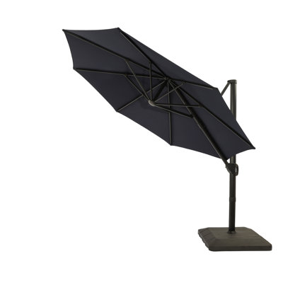 129" Luxury Cantilever Umbrella with Based