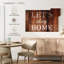 Let's Stay Home Typography I Wall Sign-1312335070