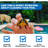Inflatable Pool Floats Adult Size Water Hammock Pool Rafts Lounge Chairs Floating Multi Purpose Pool Floaties Toysfloats For Swimming Pool For Adults Vacation Fun And Rest