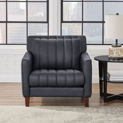 Fauteuil en cuir Ennis