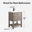 Meuble-lavabo double avec plateau en céramique Lunnete-134282210
