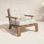 Beck Outdoor Teak Lounge Chair