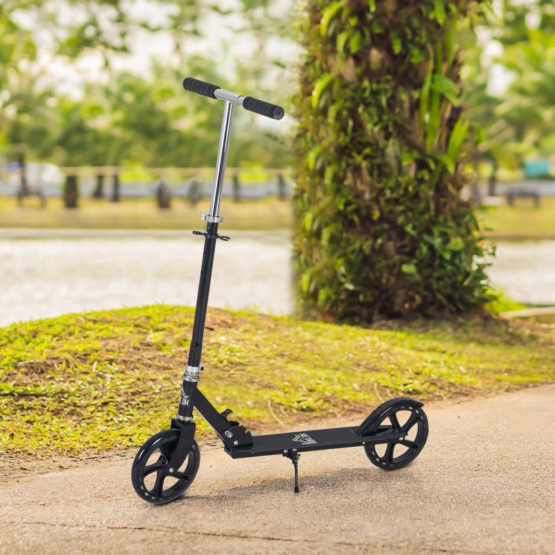 HOMCOM Kids Scooter Teenager Kick Scooter Adjustable Height for 7-14 Years