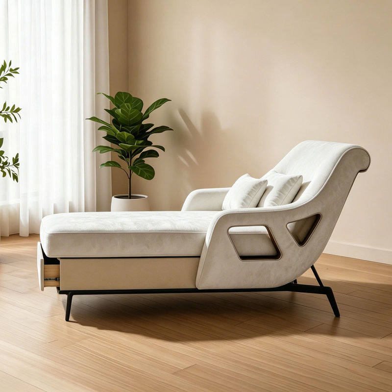 Chaise longue de loisirs multifonctionnelle de luxe