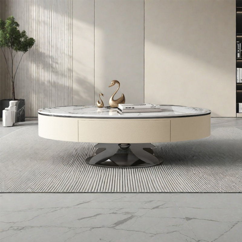 Table basse légère et luxueuse, H 15,7 po x L 51,2 po x l 27,6 po 