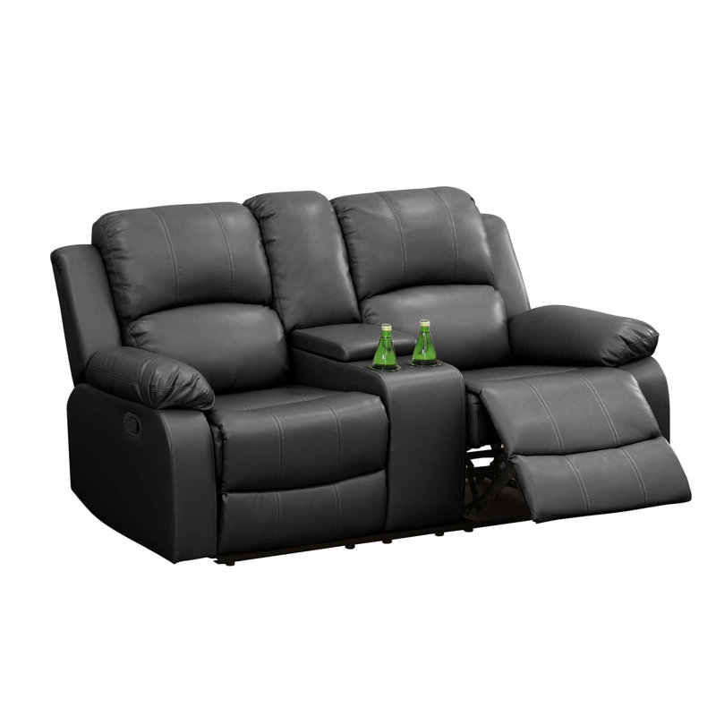 Siège de cinéma en tissu Elixander, Noir