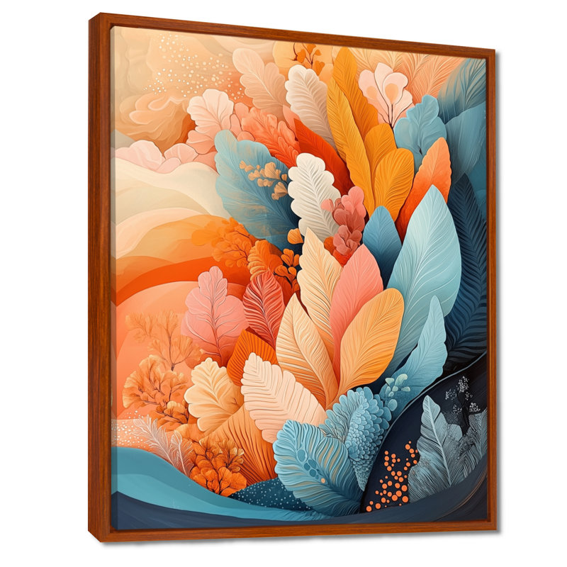 Albin Ferms Dream Botanicals Pastel Fragments III - Botanicals Large, art mural, H 20 po x l 12 po, Brun