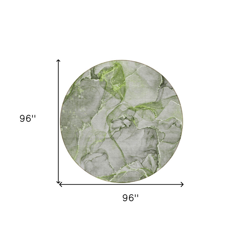 Tapis extérieur rond rond 8 po