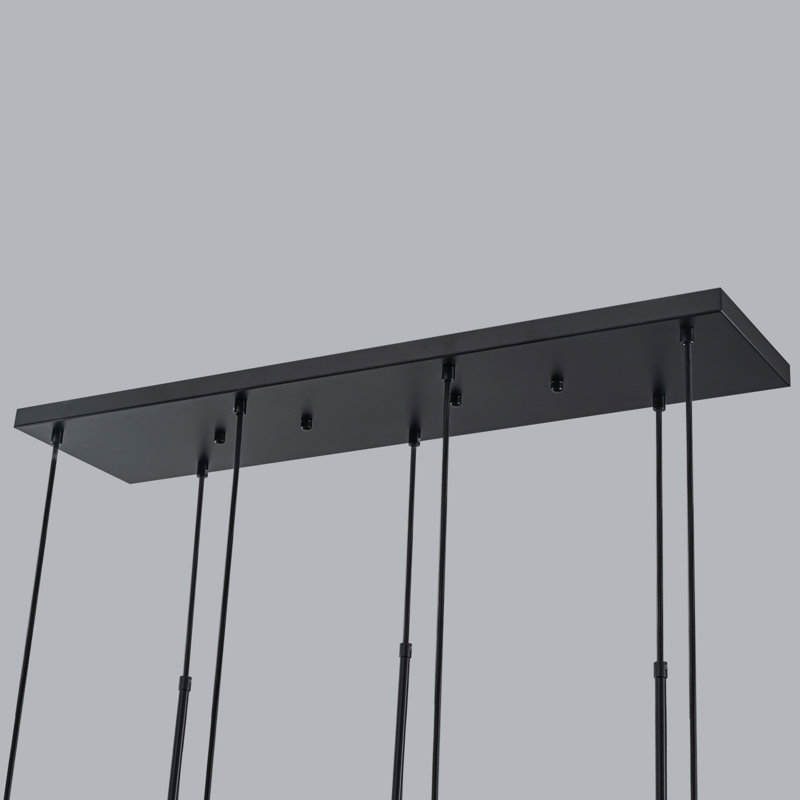 7 - Light Pendant, Satin Black