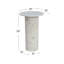 Table d'appoint en marbre Claude