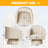 Upholstered Oversize Swivel Armchair-25546019