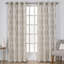 Borach Geometric Semi-Sheer Grommet Curtain Panels-31744808-31744811