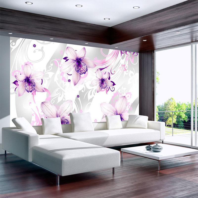 Murale, L 110 po x l 157 po, Violet