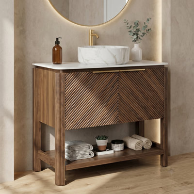 Meuble-lavabo autoportant Linea