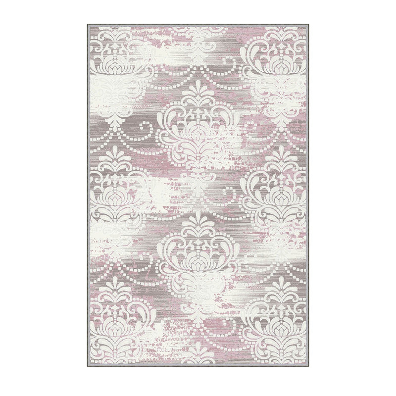 Soft Hall Carpet (2.6 x 4.9 ft), 1% Polyester, .3 in Pile Height | Antibacterial, Non-Slip Underside, 65 g/m² | Machine Washable, 3D Digital Print | Perfect for Living Room, Entryway & Bedroom Décor