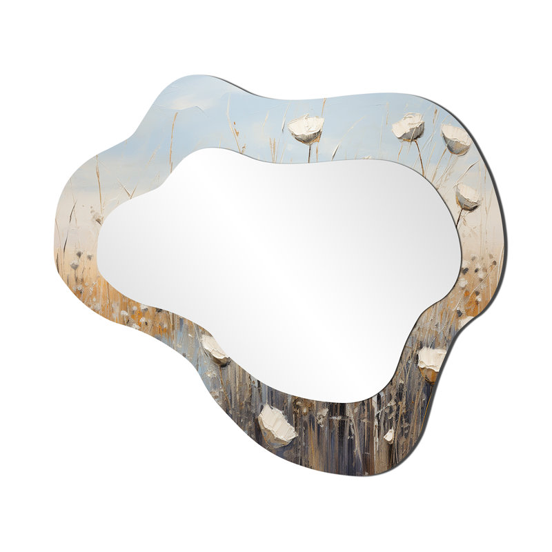Miroir mural Minimalisme Wildflower Wonderland II - Meadow, 25 po x 28 po
