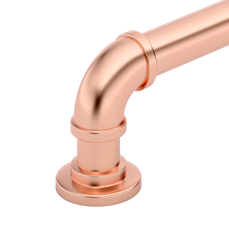 Poignée barre en aluminium, Or rose, 5 1/16"