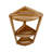 EcoDecors, Snazzy Corner, Teak Corner Shower Shelf, Shower Stand Corner, in EarthyTeak™