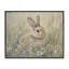 Giclée encadrée de lapin couleur douce dans un pré, design par Petal Prints Design-822854191-822854189