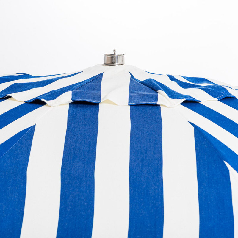 Patio 90'' W Umbrella, Blue/White