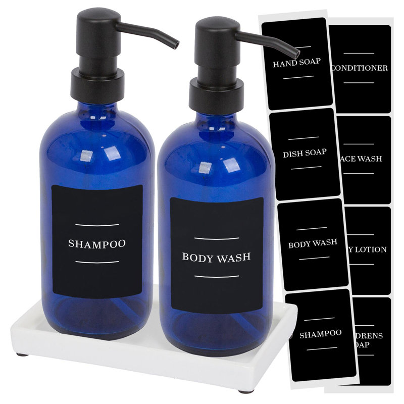 Bathroom Accessory, Blue/Black