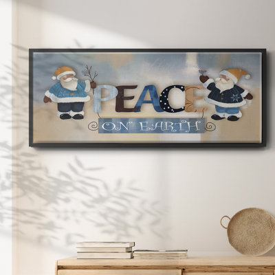Santa Peace - toile encadrée