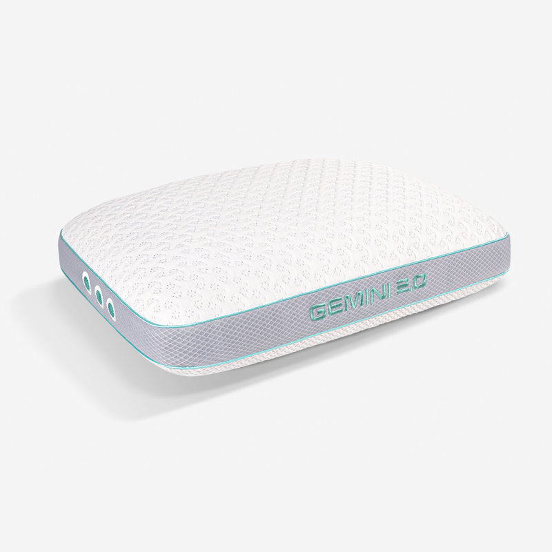 Bedgear Gemini Performance Pillow - Firm Support Pillow For Neutral/Warm Sleepers, 5.75