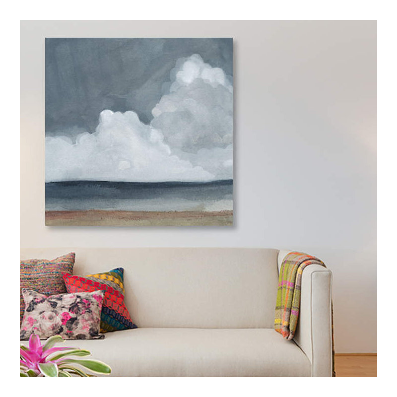 « cloud landscape i », impression sur toile, H 37 po x l 37 po x P 1,5 po, Toile tendue