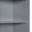 Grande armoire de rangement avec 3 tiroirs et tablettes réglables pour salle de bain, bureau, bureau et intérieur, panneau de fibres à densité moyenne avec finition peinte-304647396