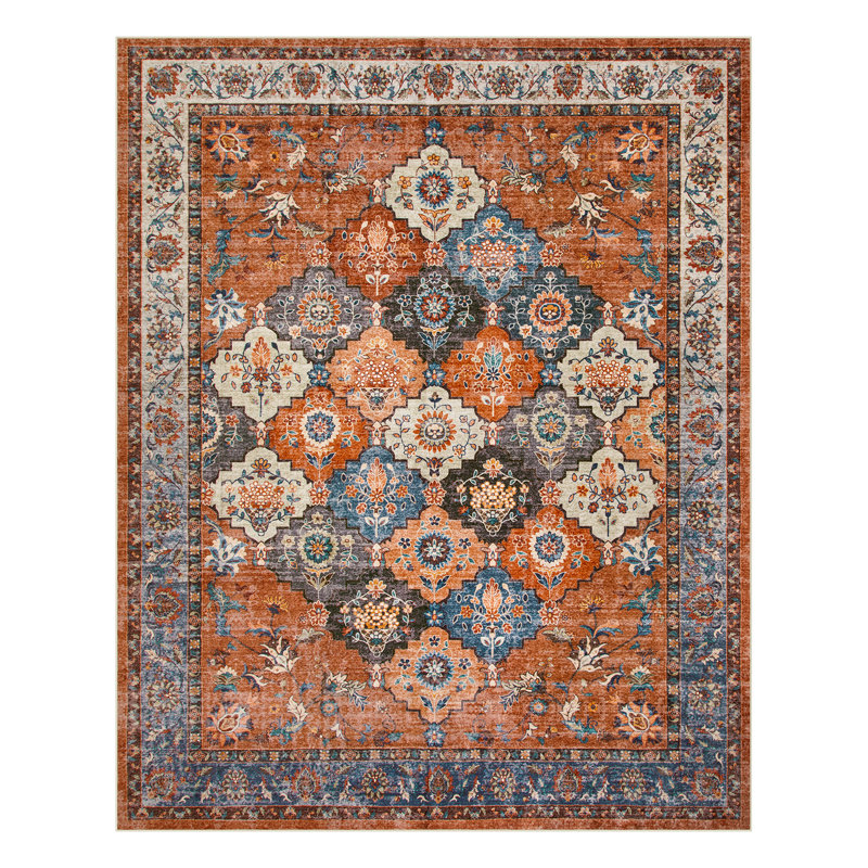 Tapis moelleux antidérapant Violia, Rectangulaire 8 pi x 10 pi