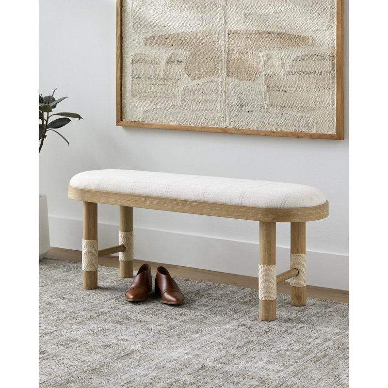 Becki Owens X Livabliss Esmarca Bench, Gray