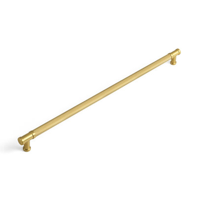 12.6'' Hole Pitch Retro Knurled Non-Slip Handle Multipack-Brushed Gold