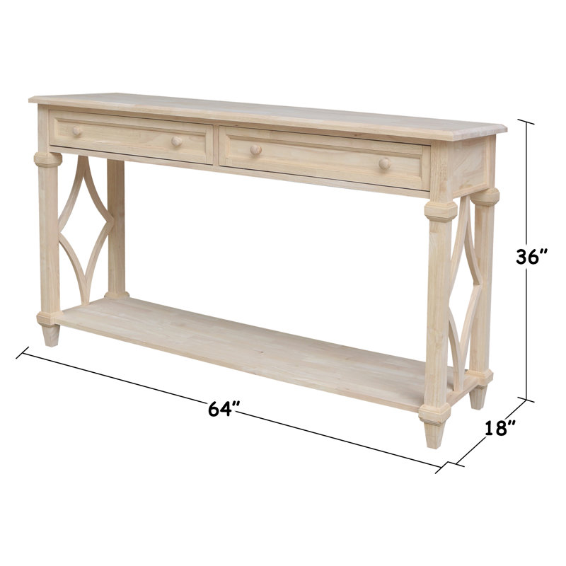 Andresa 64'' Solid Wood Console Table