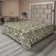 Drap plat à motif floral bohème Ambesonne