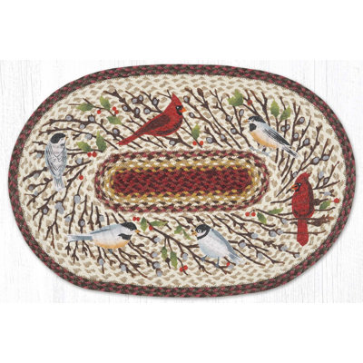  OP-780 Winter Birds Oval Patch 20"x30"