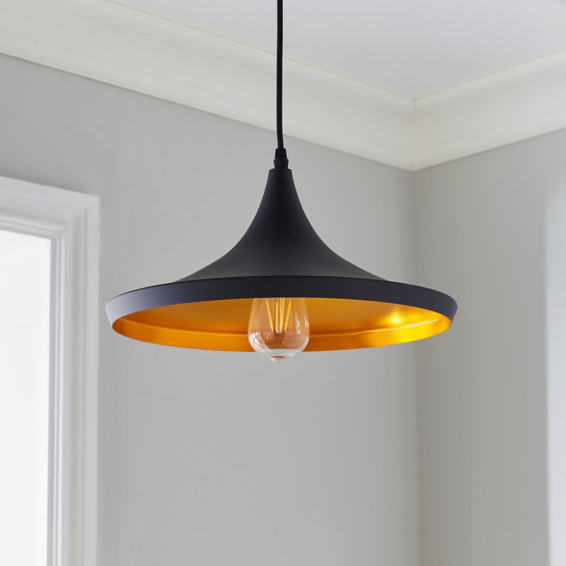 Spaulding 1 - Light Cone Pendant, Black