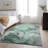 Premium Machine Washable Cerrito AMF504 Green Rug-103831561