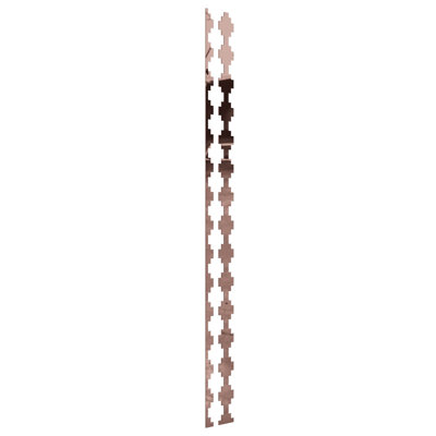 Gypsum Adjustable Acrylic Decorative Slat Wall Panel Kit (15-Pack)