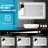 LED Bathroom Mirror With Front And Backlight, Defogging, And Dimmable Functionality