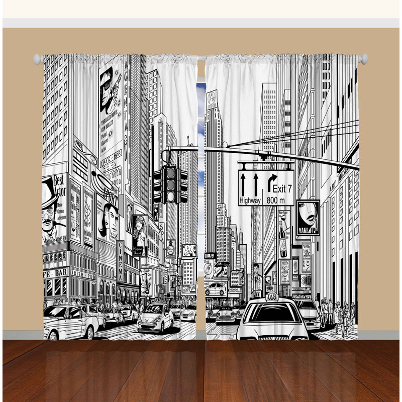 Curtain, 84" W x 108" L