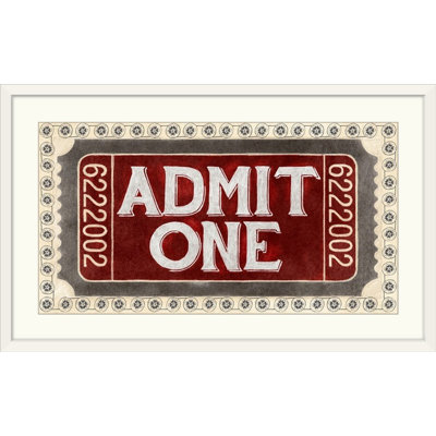 Admit One par Banducci - publicité imprimée