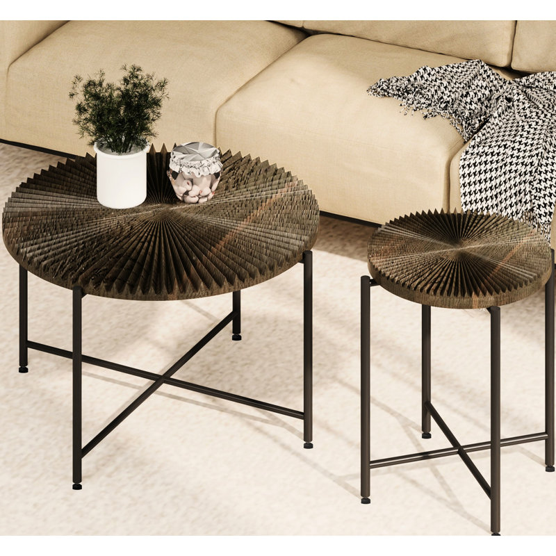 Table basse et de bout Radial