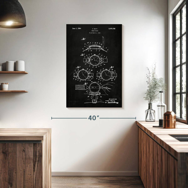 Montre au poignet BW Kynaat, H 39 po x l 26 po