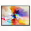 Fleur créative en plusieurs couleurs - peinture sur toile tendue-35122467-35122476