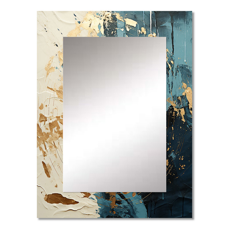 Or et vert vinyle disque Melody II - vinyle disques miroir, 32 po x 24 po