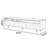 Brown Solid Wood+Tempered Glass TVStands-108830287
