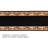 Custom Size Runner Rug Choose Your Length Flower Bordered Design Black Color-488322581