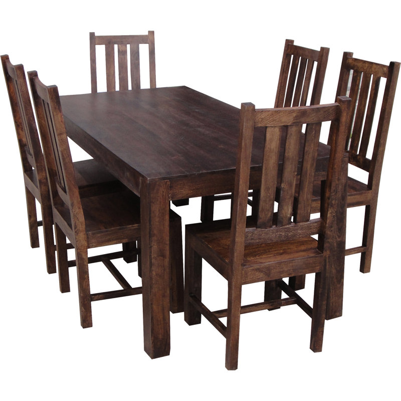 Frierson Dining Set, Dark Brown