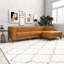 Canapé et chaise longue en cuir véritable Lyle de 103 po de largeur-1573913769